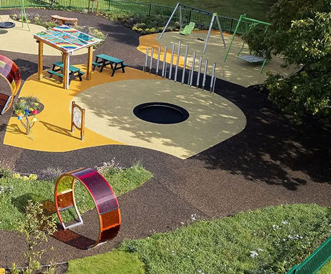 RoSPA-approved playground fencing provides safety at children's hospice