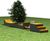 Puczynski Parklet 24 04 27 - modular timber and concrete seating 4