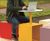 Cubik - modular steel and wood cube seating, planters and tables 1