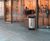 Division - steel outdoor litter bin with tilting liner 2