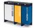 Division - steel outdoor litter bin with tilting liner 3