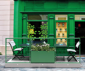 2X1 Parklet - modular street furniture units on HPC platforms