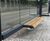Stingray - glass and steel modular bus shelter with seating 3