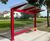Stingray - glass and steel modular bus shelter with seating 4