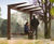 Stingray - glass and steel modular bus shelter with seating 1