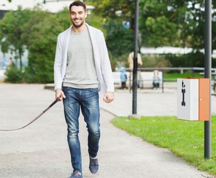 Bobo - stainless steel dog waste bin