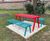 Noale  - outdoor steel and wood picnic table and benches 2