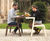 Casteo - modular steel and wood outdoor break table with seating 1