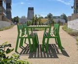 Casteo - steel and wood outdoor picnic table and benches - on this page