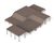 Sundecks - modular steel and WPC outdoor seating 11