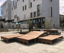 Sundecks - modular steel and WPC outdoor seating