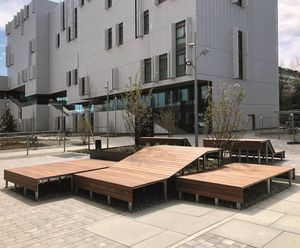 Sundecks - modular steel and WPC outdoor seating