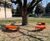 Lena - modular steel and wood outdoor bench 6