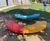 Lena - modular steel and wood outdoor bench 3
