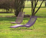 Bojon - hardwood and steel outdoor lounger - on this page