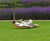 Bojon - hardwood and steel outdoor lounger 5