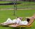 Bojon - hardwood and steel outdoor lounger 1