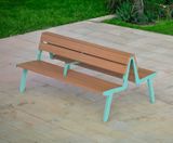 Noale Doppia - double-sided steel and wood seat - on this page