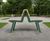 Noale Doppia - double-sided steel and wood seat 2