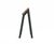 Casteo Leaning Bench - steel and wood outdoor perch seating 3
