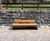 Fola XL - large outdoor steel and wood seat 1