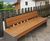 Fola XL - large outdoor steel and wood seat 3