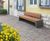 Fola XL - large outdoor steel and wood seat 5