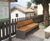 Fola XL - large outdoor steel and wood seat 8