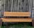 Fola - outdoor steel and wood seat 4