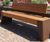 Fola - outdoor steel and wood seat 5