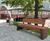 Fola - outdoor steel and wood seat 2