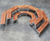 LINK - steel and mahogany outdoor table and seating set 2
