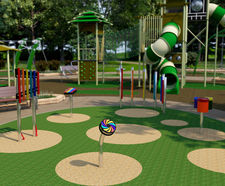 Rainbow Quintet Ensemble - outdoor musical instrument set for playgrounds