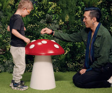 Toadstool - touch-activated outdoor musical play instrument for children