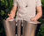 Street Congas Duo - outdoor stainless steel hand drums for public spaces 3