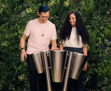 Street Congas Trio - outdoor stainless steel drum sculpture for parks
