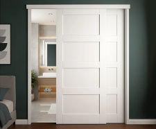 SlidePass - sliding door track kit for timber interior doors