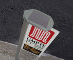 Elite Bus Stop - stainless steel modular bus stop with info display