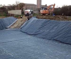 Slurry Lagoon Liners - EPDM rubber liners for farm manure storage