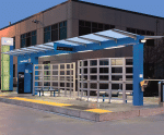 Bus rapid transit (BRT) bespoke modular shelter system for public transport