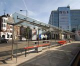 Bespoke Canopies & Covered Walkways - steel and glass outdoor shelter - on this page