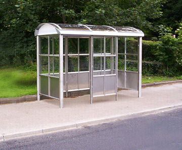 Metroplan Anti Vandal Rail and Bus Platform Waiting Shelter