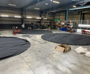 EPDM water tank liners for stormwater overflow and management