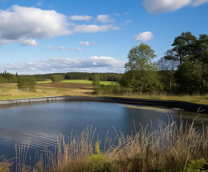 ElastoSeal EPDM - rubber pond liner for large water features
