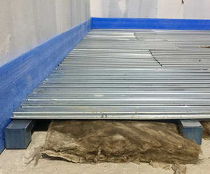 TVS RESi FF System - acoustic floating floor with Sylomer isolators