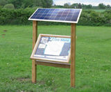 Digital Solar-Powered Interpretation Signs - Outdoor heritage info signs - on this page