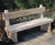 Timber Interpretation Bench - Outdoor seating with custom engraved backrest 0