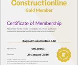 Bagnall Environmental achieve Constructionline Gold - on this page