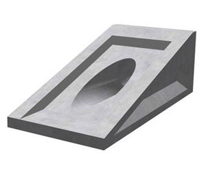400 Mitred Headwall - precast concrete outfall for 400mm drainage pipes
