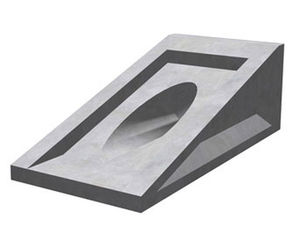 450 Mitred Headwall - precast concrete drainage inlet for 450mm pipes